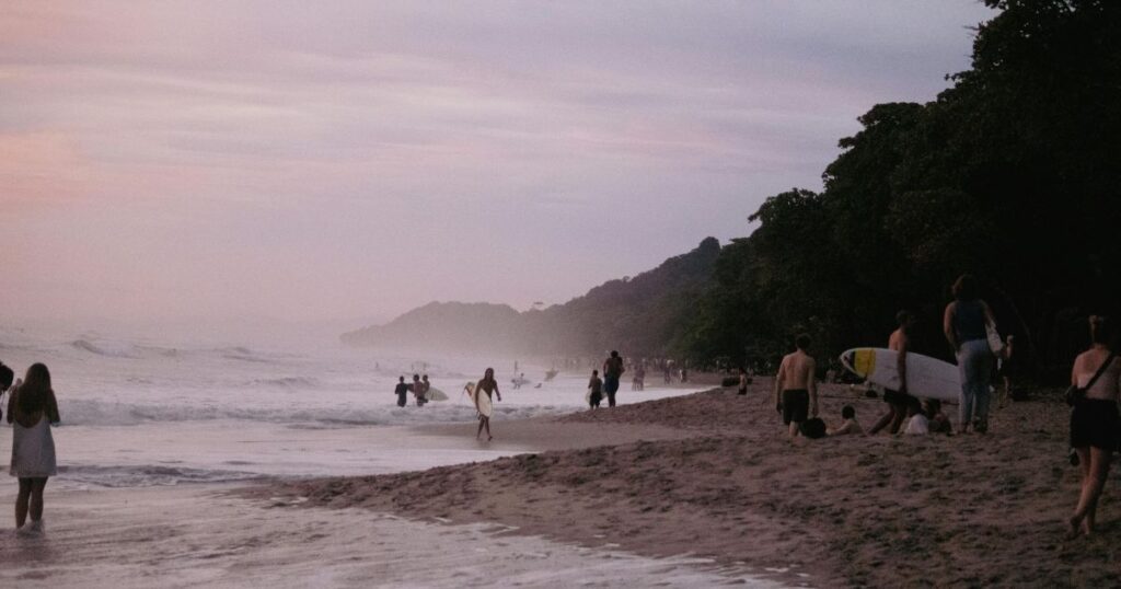 surfing in costa rica