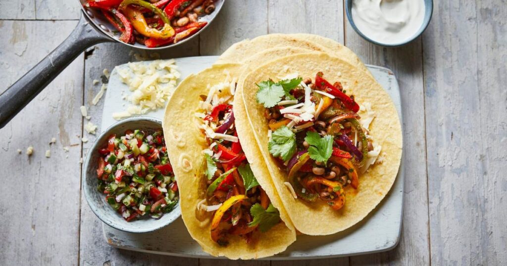 vegetable fajitas