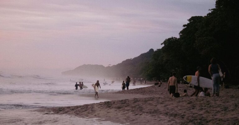 dominical beach in costa rica